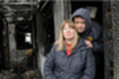 Gendros family lucky to be alive after fire at their home